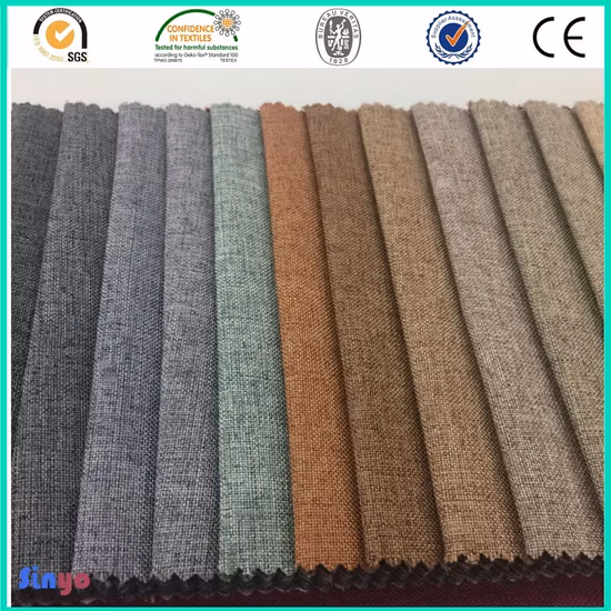 Polyester and Nylon Chenille Flock Fabric for Sofa
