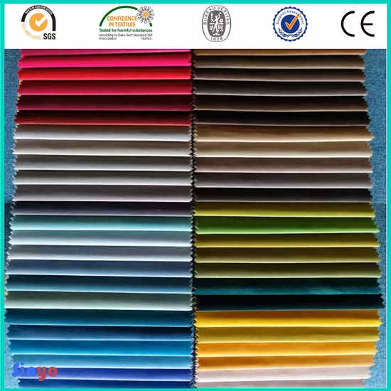 Polyester and Nylon Chenille Flock Fabric for Sofa