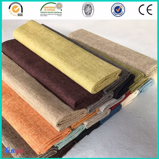 Polyester and Nylon Chenille Flock Fabric for Sofa