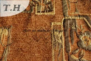 Chenille-gewebte Jacquard-Stoffe (FTH31077)